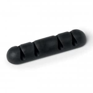Durable CAVOLINE CLIP4 Self Adhesive Cable Clips Graphite Ref 504037