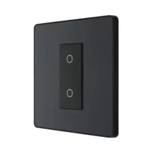 BG Evolve Matt Grey 200W Single Touch Dimmer Switch 2-Way Master - PCDMGTDM1B