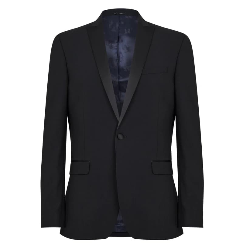 Ted Baker Pine Slim Fit Tuxedo Jacket - Black S