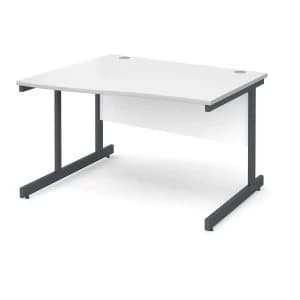 Dams Contract Left-Hand Wave Desk