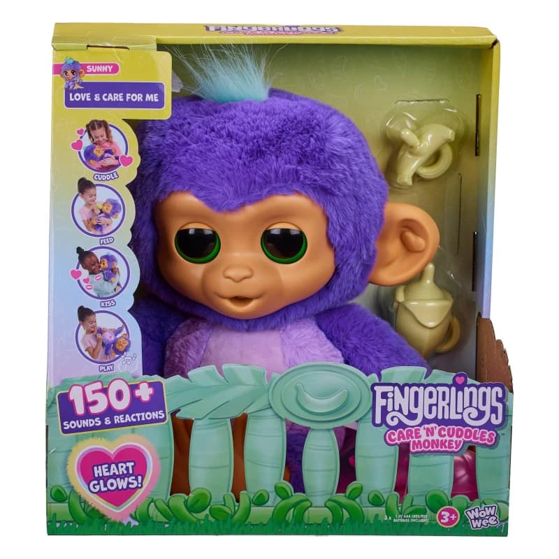 Fingerlings Fingerlings Care 'n' Cuddles Interactive Baby Monkey