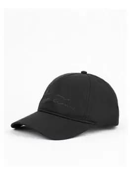Barbour International Script Logo Cap - Black, Women