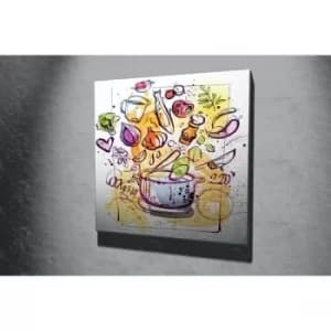 KC018 Multicolor Decorative Canvas Painting