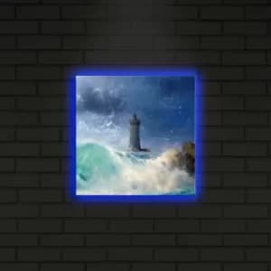 2828DACT-3 Multicolor Decorative LED Lighted Canvas Painting