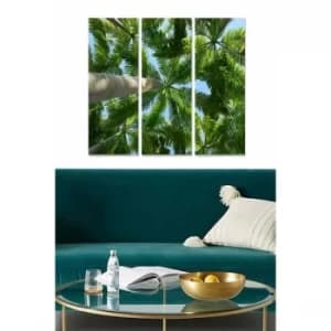 MDF2387626 Multicolor Decorative MDF Painting (3 Pieces)