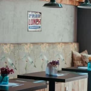 Free Lunch Multicolor Decorative Metal Wall Accessory