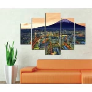 ST007 Multicolor Decorative MDF Painting (5 Pieces)