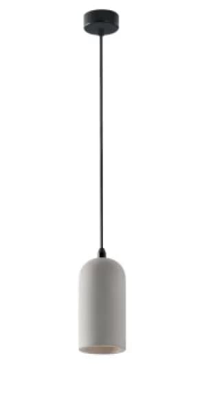 Ando Dome Ceiling Pendant, Light Grey, E27