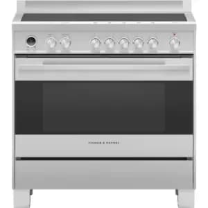 Image of Fisher & Paykel OR90SDI6X1 90cm Electric Range Cooker with Induction Hob - Stainless Steel - A Rated