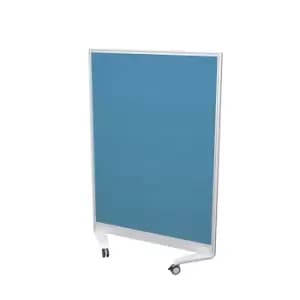 Image of Mobile Type 1 Single Toolrail Screen White Frame - 1000W X 1500H Band 2