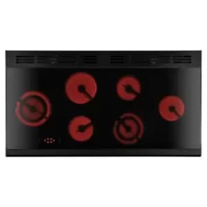 Image of Rangemaster CDL110ECCB/C CLASSIC DELUXE 110cm Ceramic Cooker, Charcoal Black