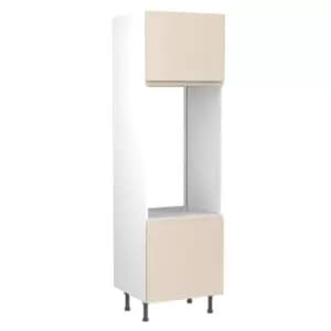 Image of KitchenKIT J-Pull 60cm Double Oven Unit- Gloss Cashmere