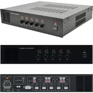Image of 5x 60W Multi Zone Mixer Amplifier System 100V 8Ohm HiFi Speaker Switch Splitter