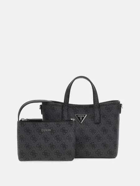 Image of Guess Latona 4G Logo Mini Handbag 14859017 Black