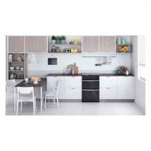Image of Indesit ID67G0MCB 60cm Double Oven Gas Cooker