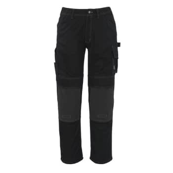 Image of 05079-010 Hardwear Trousers with Kneepad Pockets - Black - L32W32.5