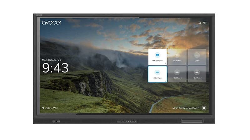 Image of Avocor E series E-40 Series 75" 4K IR LED Interactive Display