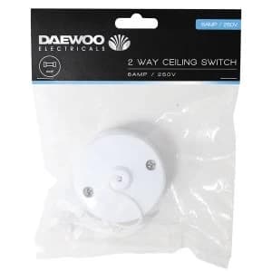Image of Daewoo 2-Way 6A Ceiling Switch