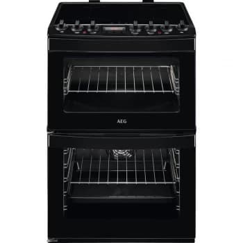 Image of AEG CIB6742ACB Double Oven Induction Hob Electric Cooker