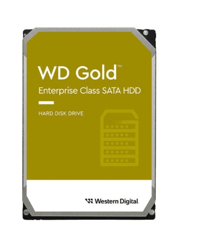 Image of 6TB Western Digital Gold 3.5" SATA III Hard Drive - 7200RPM, 256MB Cache