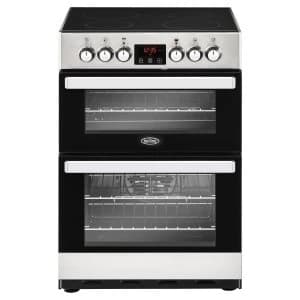 Image of Belling Cookcentre 60E Double Oven Ceramic Hob Electric Cooker
