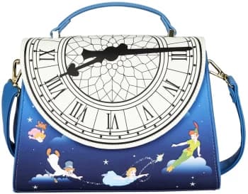 Image of Peter Pan Loungefly - Glow Clock Shoulder Bag multicolor