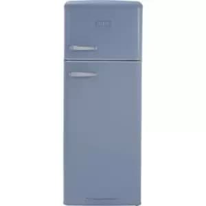 Image of CDA Betty Sea Holly 206L Retro Freestanding Fridge Freezer