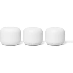 Image of Google Nest WiFi Router and 2 Points
