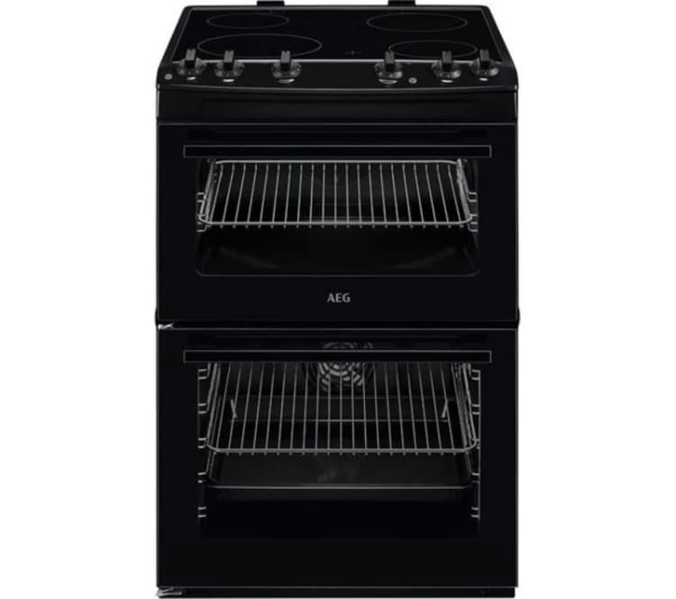 Image of AEG CCX6501ACB 60cm Electric Cooker with Ceramic Hob - Black - A Rated