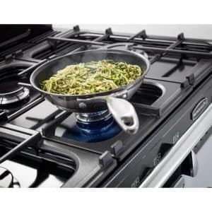 Image of Rangemaster ELA90DFFCY Elan Deluxe 90 Dual Fuel Range Cooker CranberryChrome