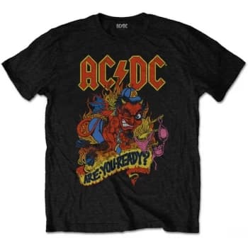 Image of AC/DC - Are You Ready Mens Small T-Shirt - Black