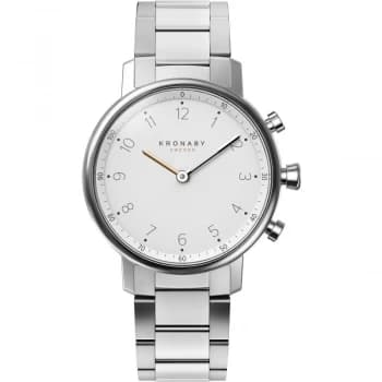 Image of Kronaby White And Silver 'Nord' Mens SmartWatch - S0710/1