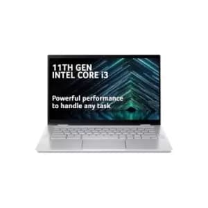 Image of Acer Spin 514 14" 2-in-1 Silver Chromebook - Intel Core i3...