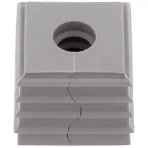 Image of CONTA-CLIP KDS-DE 7-8 GR Sealing Thermoplastic elastomer Grey 10 pc(s)