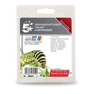 Image of 5 Star Office Canon CLI526 Tri Colour Ink Cartridge