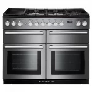 Image of Rangemaster NEXSE110DFFSSC (118230) Nexus SE 110 Dual Fuel in Stainless Steel, Chrome Trim