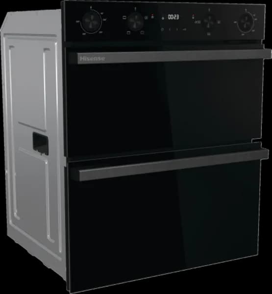Image of Hisense Hi6 Electric Built Under Double Oven - Black 744499 Black
