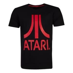 Image of Atari - Red Logo Mens X-Large T-Shirt - Black