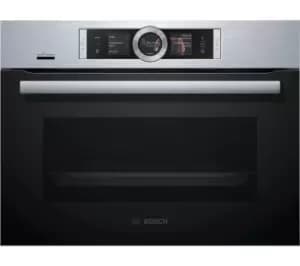 Image of Bosch CSG656BS7B Compact Electric Steam Smart Oven - Stainless Steel