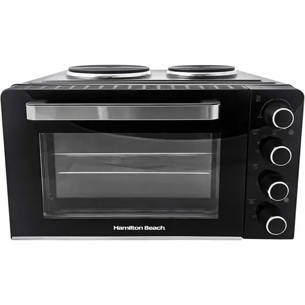 Image of Hamilton-Beach Mini Oven Solid Plate Hob 28litre HB28HDB