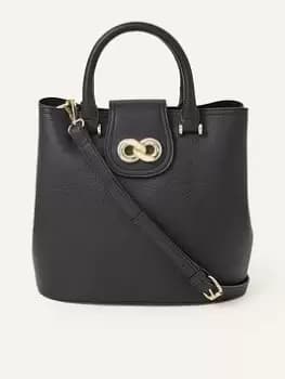 Image of Accessorize Metal Detail Handheld, Black, Women