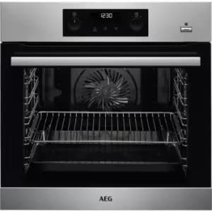 Image of AEG BPK355020M Built In Electric Single Oven - Black