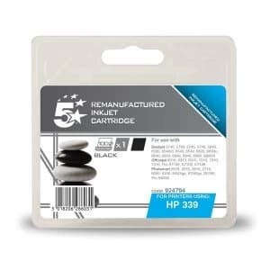 Image of 5 Star Office HP 339 Black Ink Cartridge