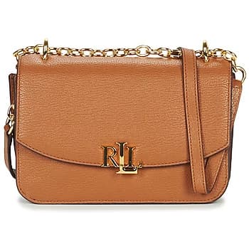 Image of Lauren Ralph Lauren ELMSWOOD MADISON CROSSBODY MEDIUM womens Shoulder Bag in Brown - Sizes One size
