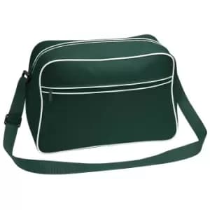 Image of Bagbase Retro Adjustable Shoulder Bag (18 Litres) (One Size) (Bottle/White)