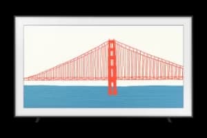 Image of Samsung The Frame 85" QE85LS03A Smart 4K Ultra HD QLED TV