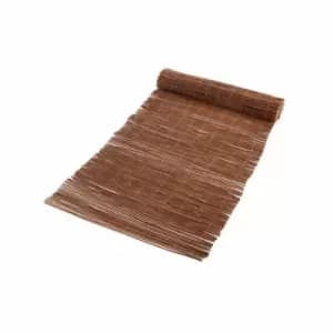 Image of Oypla - Natural Willow Outdoor Garden Fencing Screen Roll 1m x 4m