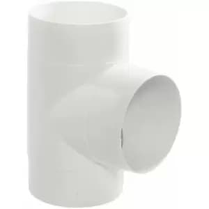 Image of 100mm 4 Round T Piece Connector