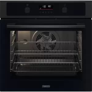 Image of Zanussi ZOCND7KN Built In Electric Single Oven - Black - A+ Rated