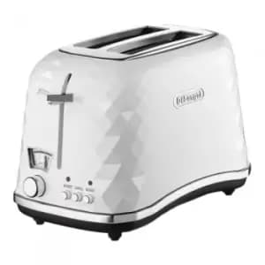 Image of DeLonghi Brillante CTJ2103.W 2 Slice Toaster
